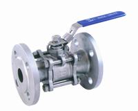 Duplex steel 3pcs flanged ball valves