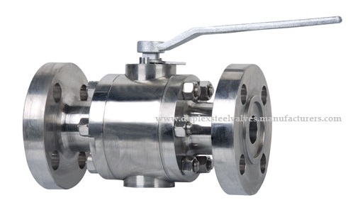 Duplex Stainless Steel Trunnion Mounted Flanged Ball Valve