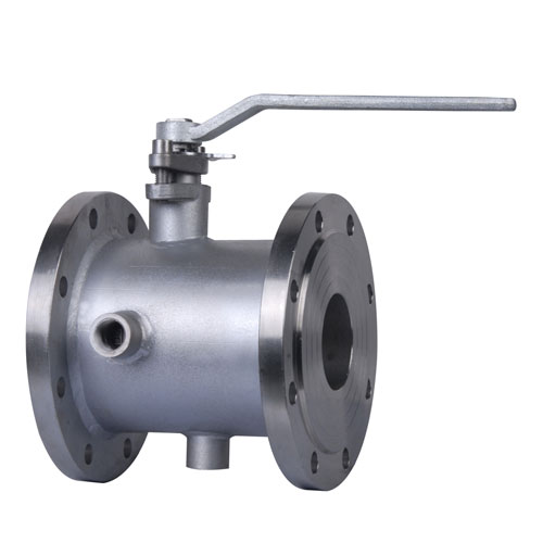 Duplex Steel Jacket Flanged Ball Valve 