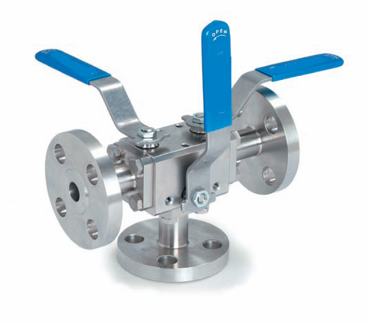 Three Way Duplex Steel Flanged Valves