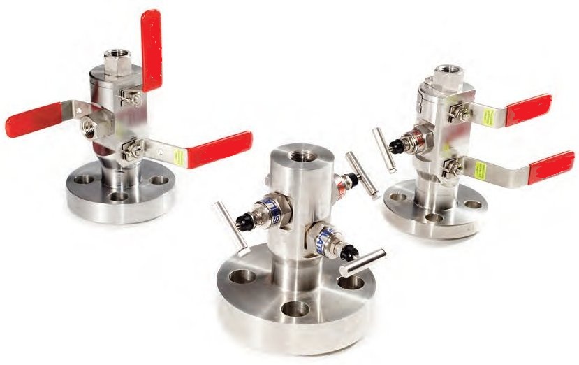 uplex stainless steel double blocl and bleed valves