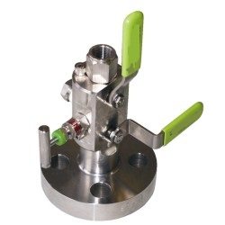 Flange to Pipe Duplex stainless steel Double Block and Bleed Valves