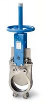 Duplex steel knife gate valve