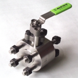 Duplex Stainless Steel Single Ball Isolation and Drain Mono Flange Valves