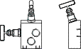 Duplex steel Straight Type - Remote Mouting- Coplanar-LH - 2 Way Manifold valves
