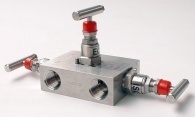 Duplex Stainless Steel Straight Type Three way Valve Manifolds valves